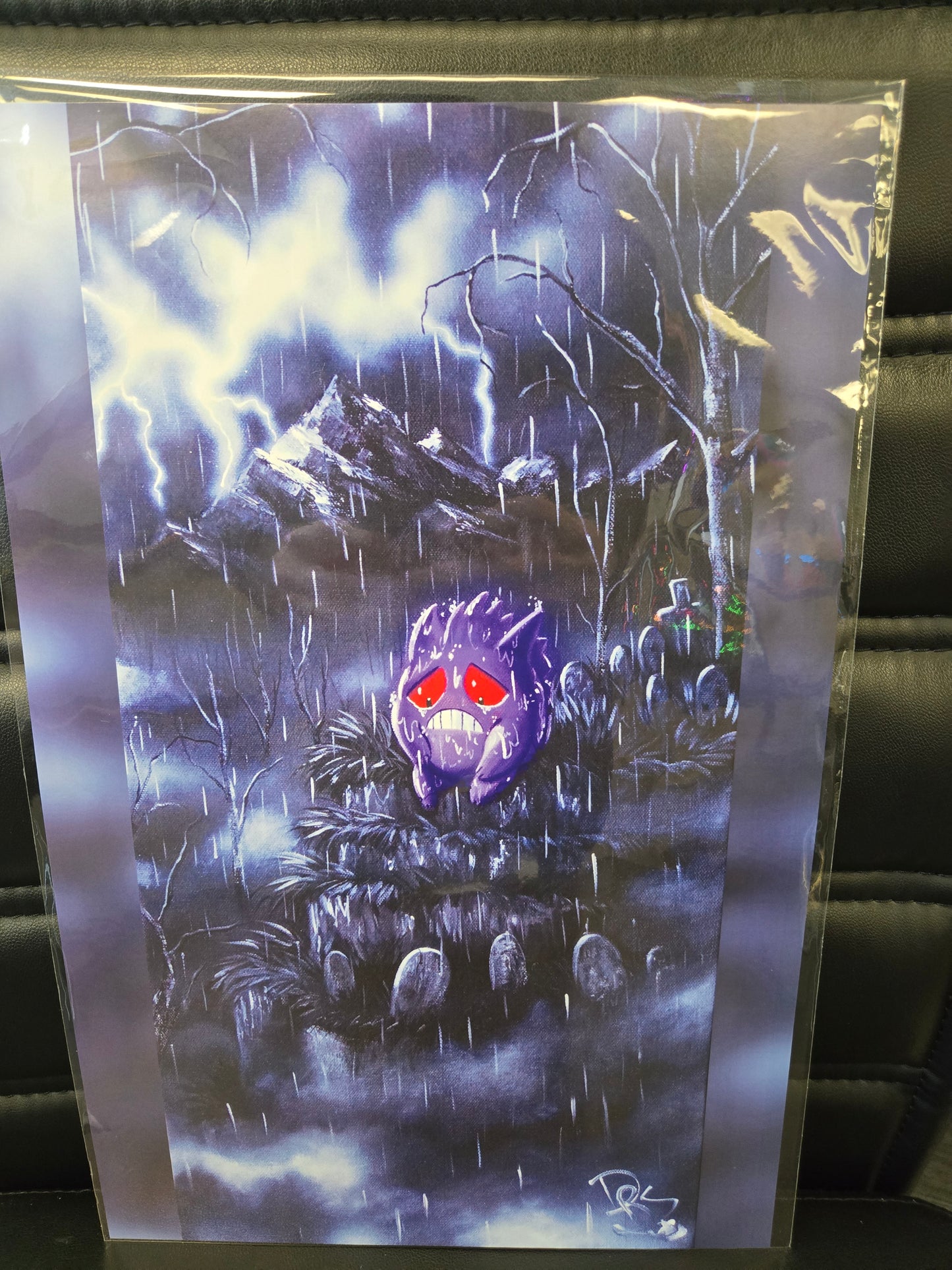 Emo Series (Gengar) Print - Derrick Smith Local Artist