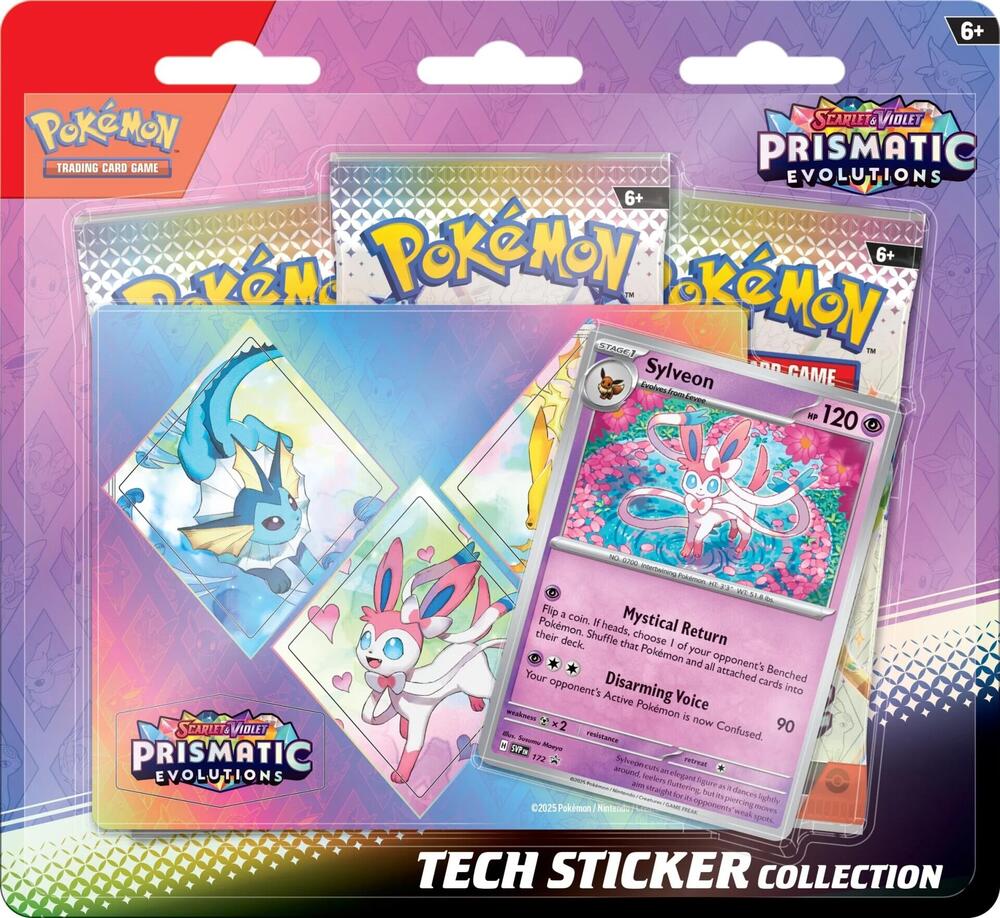Prismatic Evolutions Tech Sticker Collection - SV: Prismatic Evolutions (PRE)