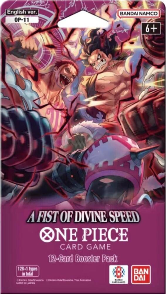 A Fist of Divine Speed - Sleeved Booster Pack - A Fist of Divine Speed (OP11)j