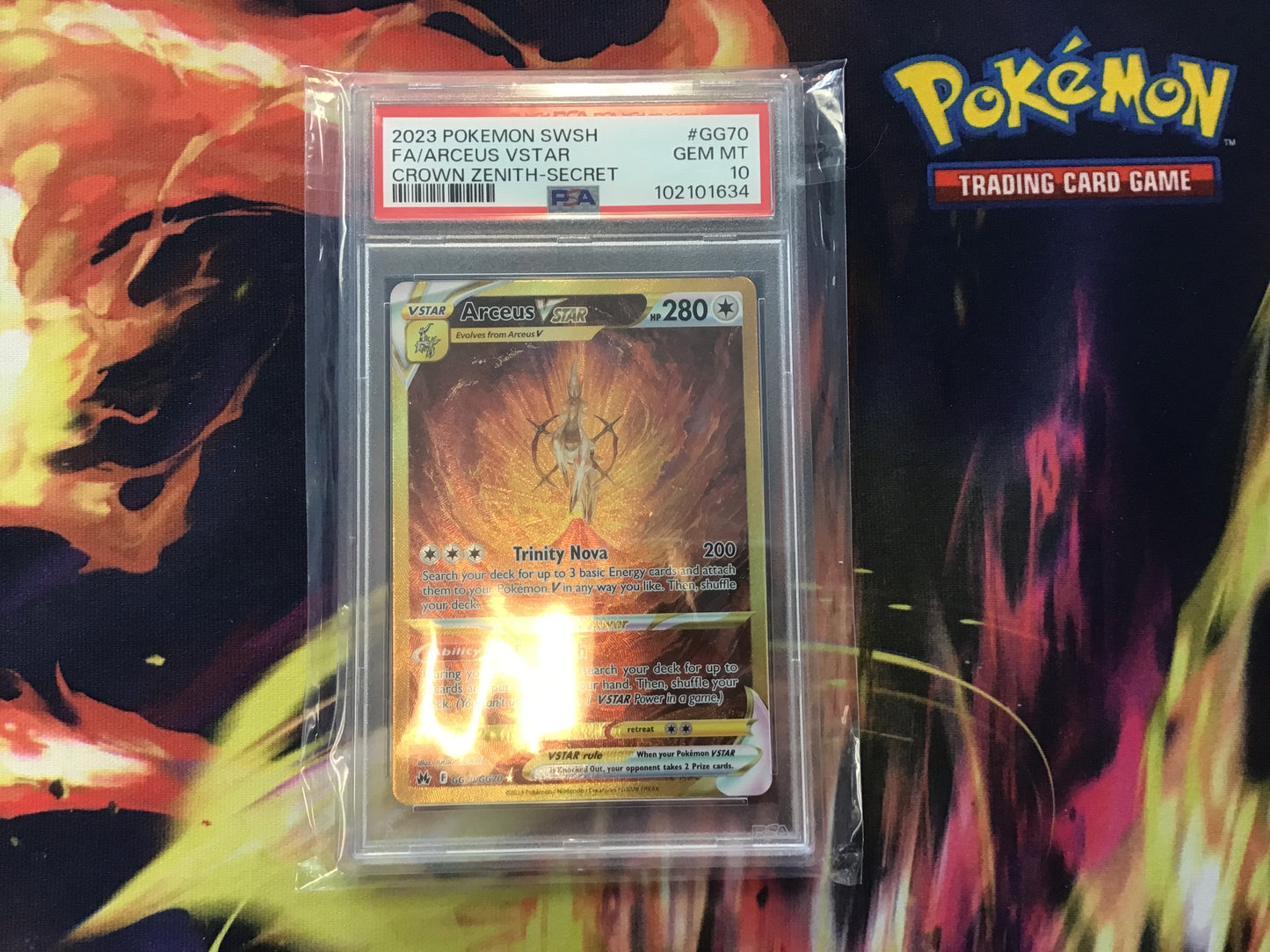 PSA 10 Arceus Vstar