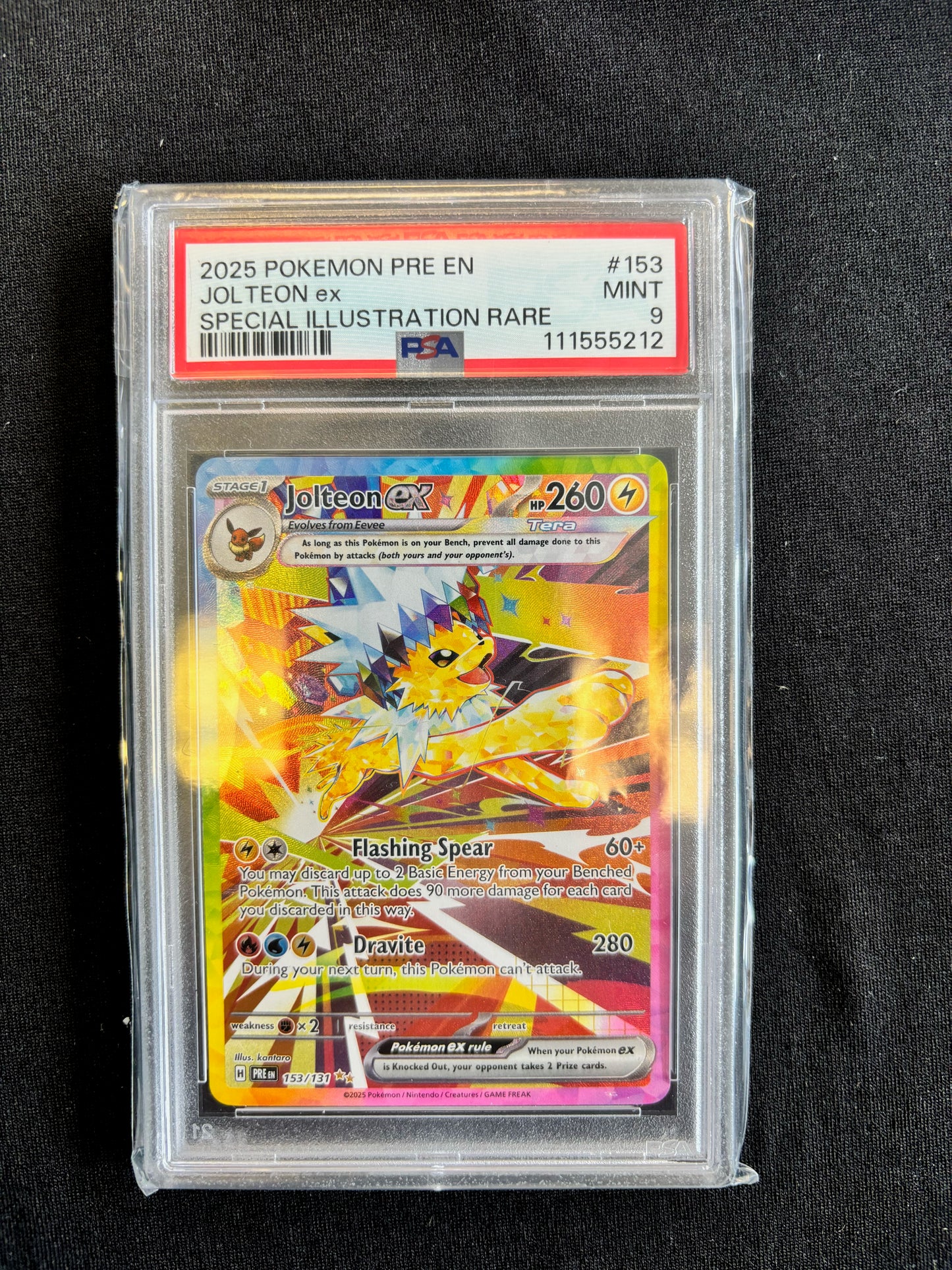 Jolteon ex SIR PSA 9