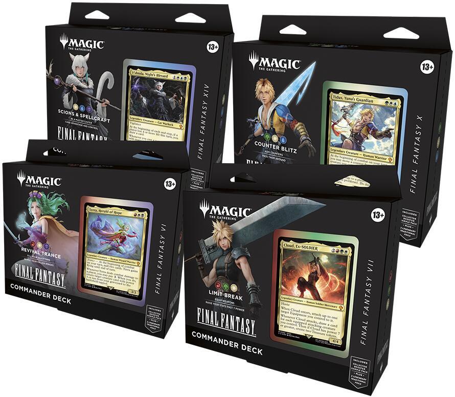 FINAL FANTASY Commander Deck Display - Commander: FINAL FANTASY (FIC) Sealed Box