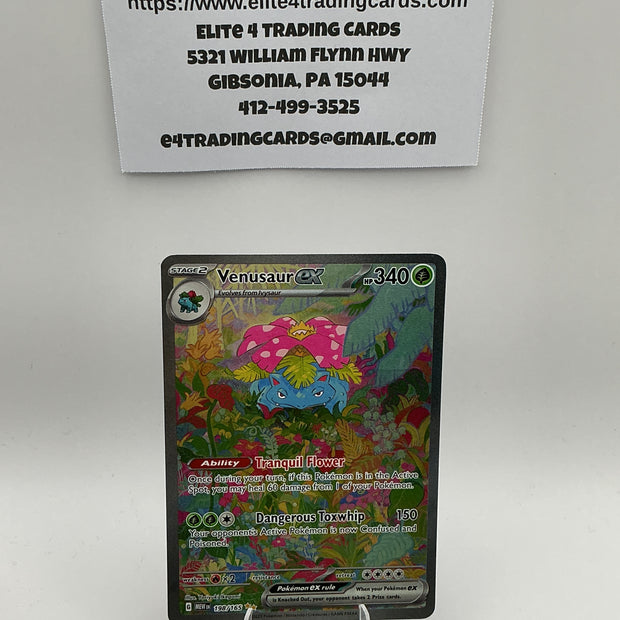 Venusaur ex - 198/165 - SV: Scarlet & Violet 151 (MEW) - NM