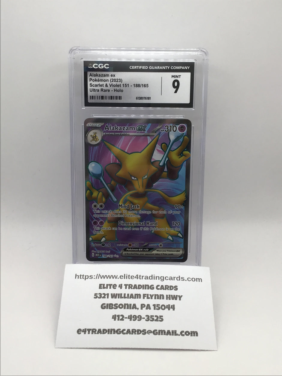 Alakazam ex #188 (CGC 9)