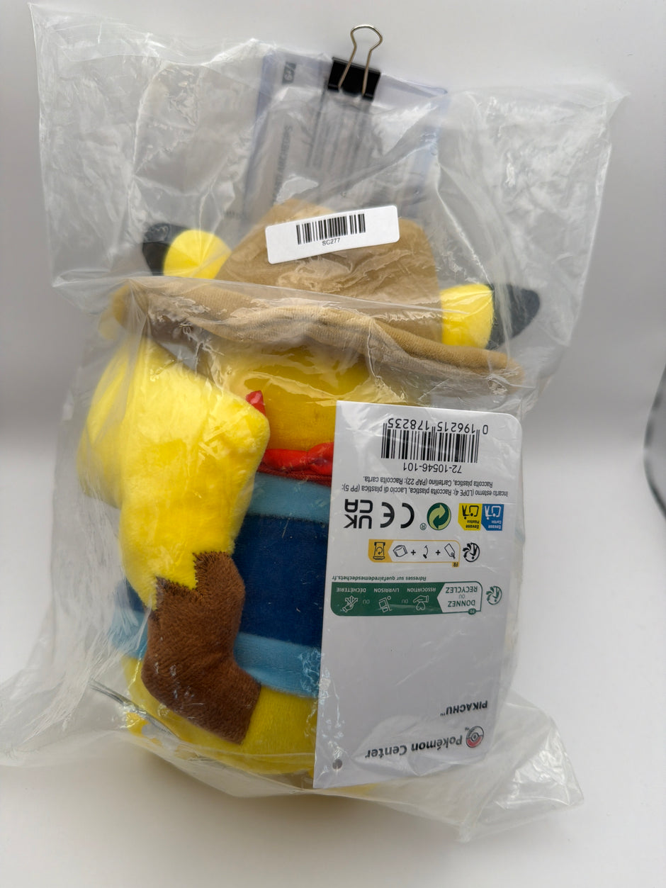 Pokémon Fossil Museum: Excavator Pikachu Plush - 8 ¼ In. + Archeops - 051 (Fossil Museum Exclusive) Bundle