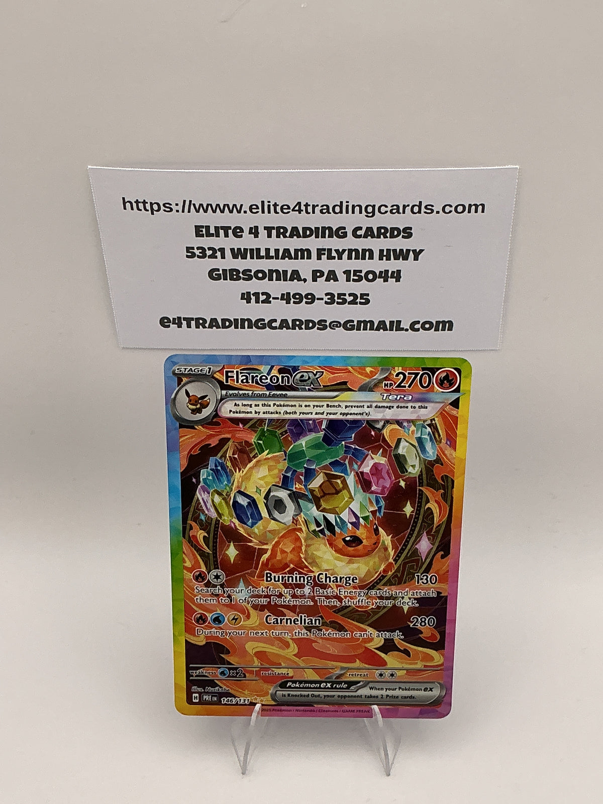 Flareon ex - 146/131 - SV: Prismatic Evolutions -NM