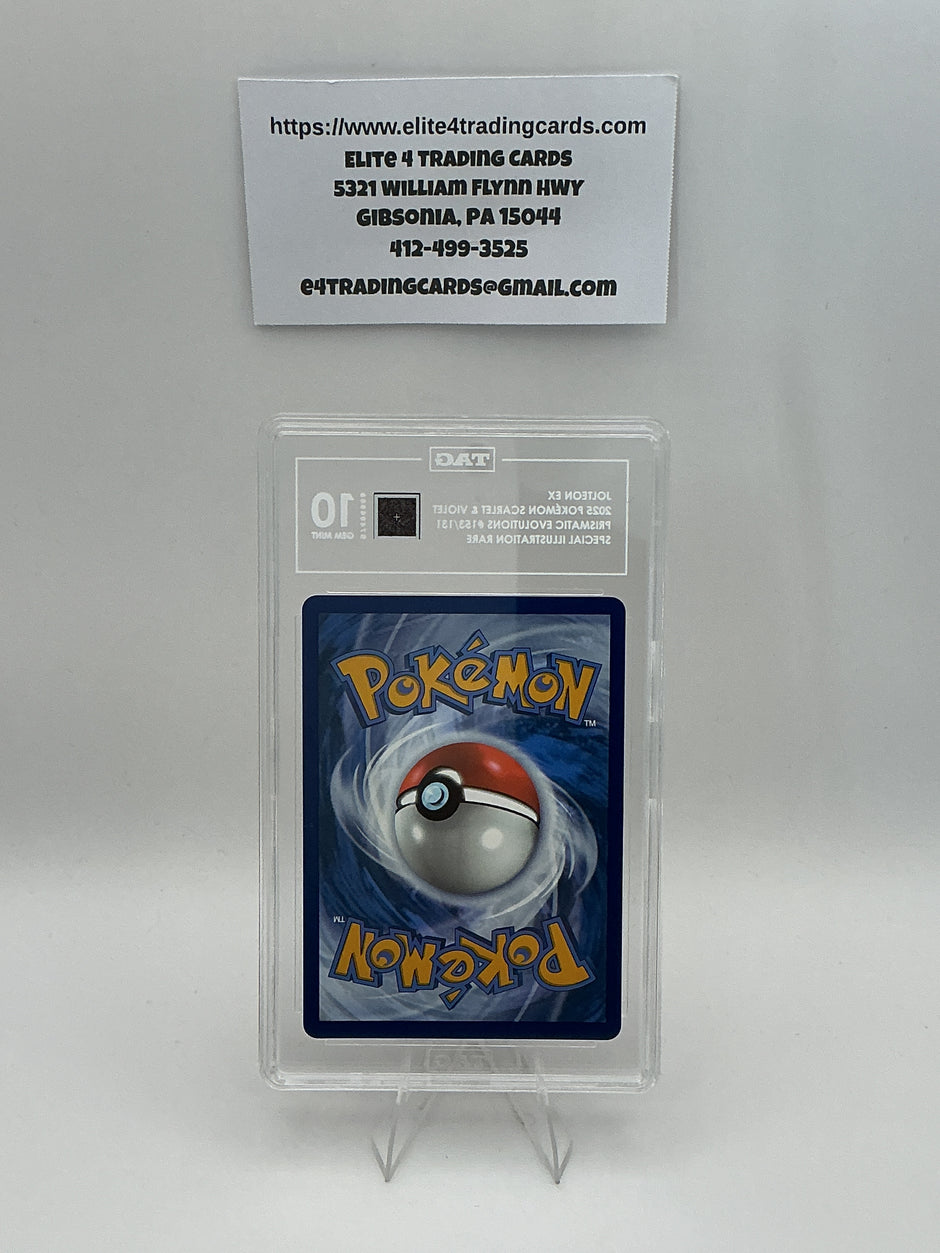 Jolteon ex #153 Pokemon Prismatic Evolutions (TAG 10)