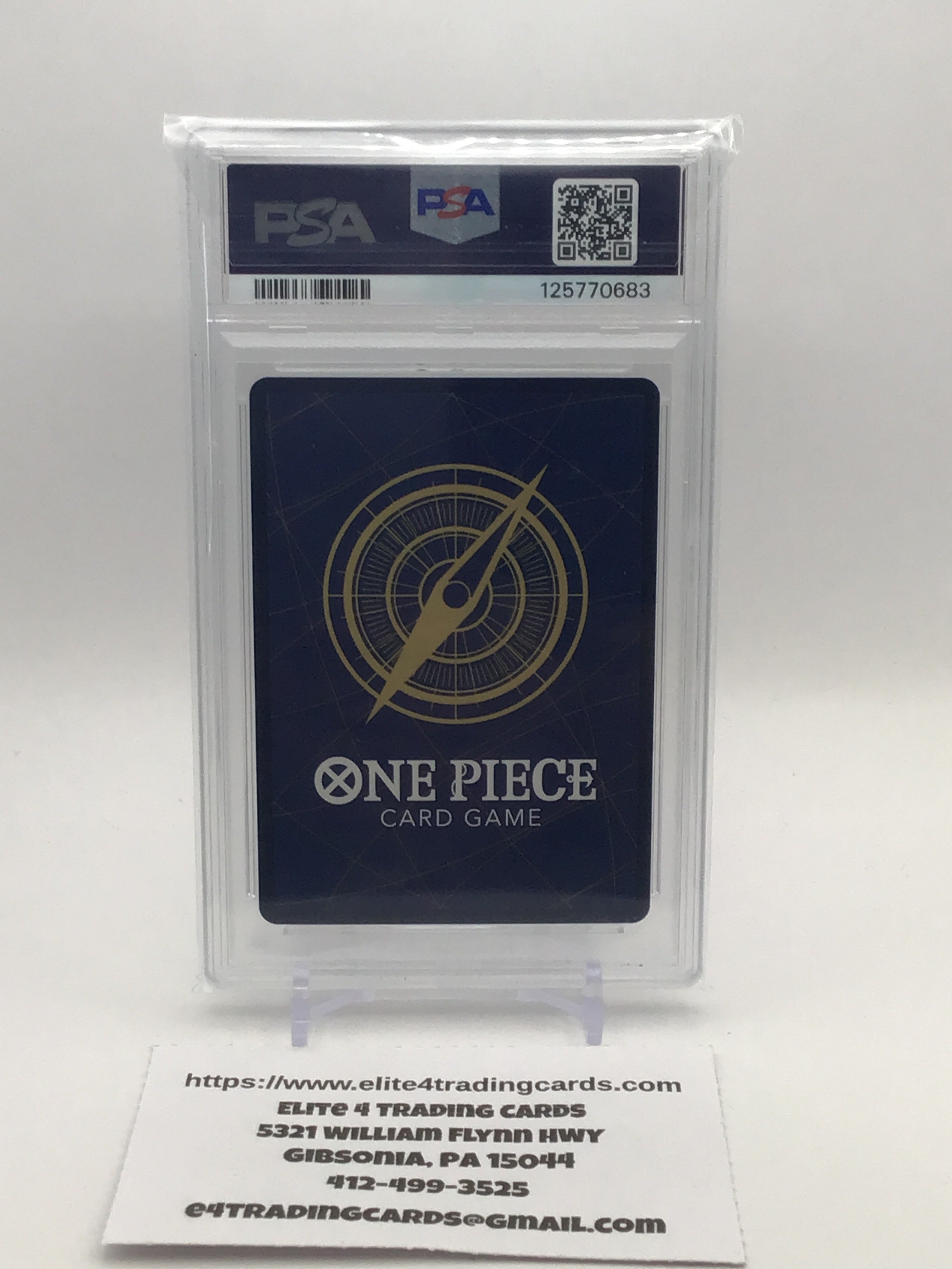 Marshall.D.Teach [2nd Anniversary] OP09-093 One Piece Emperors in the New World(PSA 10)