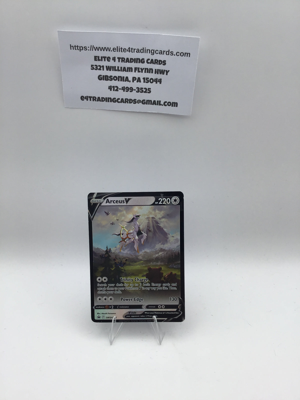 Arceus V - SWSH204 - SWSH: Sword & Shield Promo Cards (SWSD) - MP