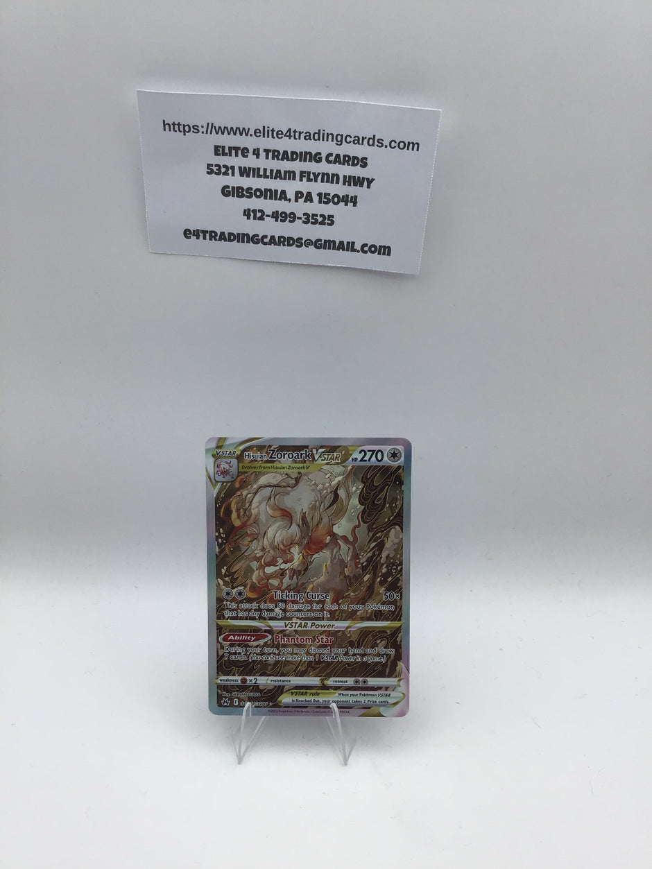 Hisuian Zoroark VSTAR - SWSH: Crown Zenith: Galarian Gallery (CRZ:GG) - NM