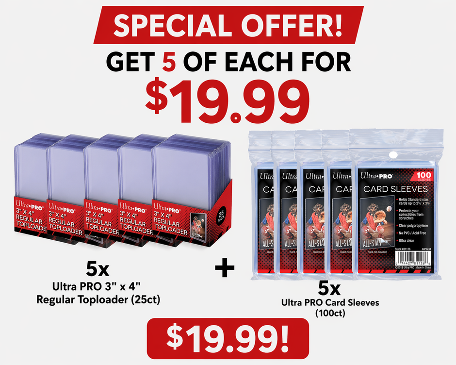 Top loader + Soft Sleeve Deal
