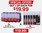 Top loader + Soft Sleeve Deal