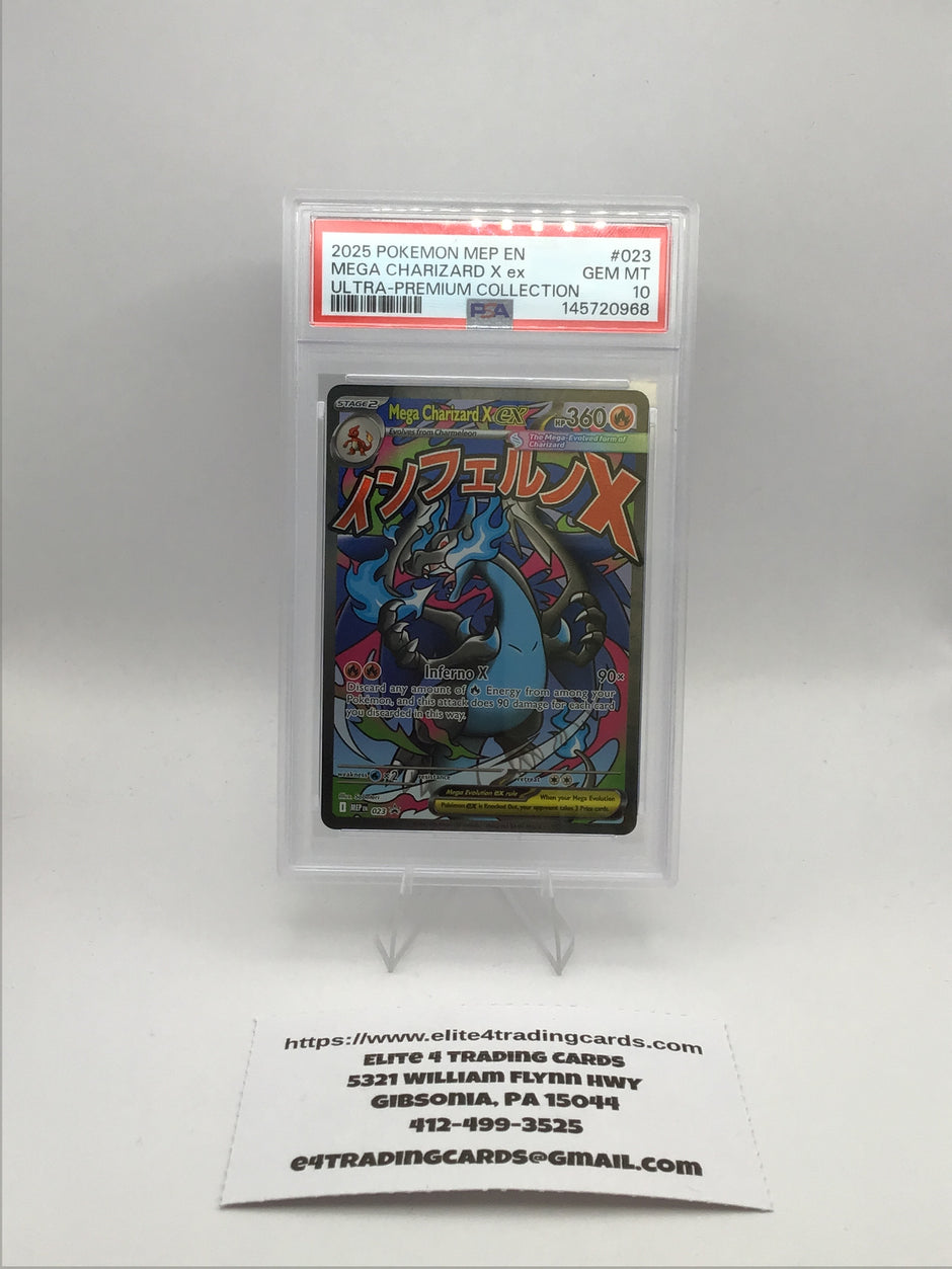 Mega Charizard X EX #23 Pokemon Promo (PSA 10)