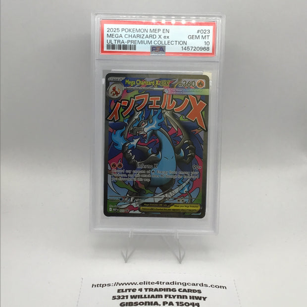Mega Charizard X EX #23 Pokemon Promo (PSA 10)
