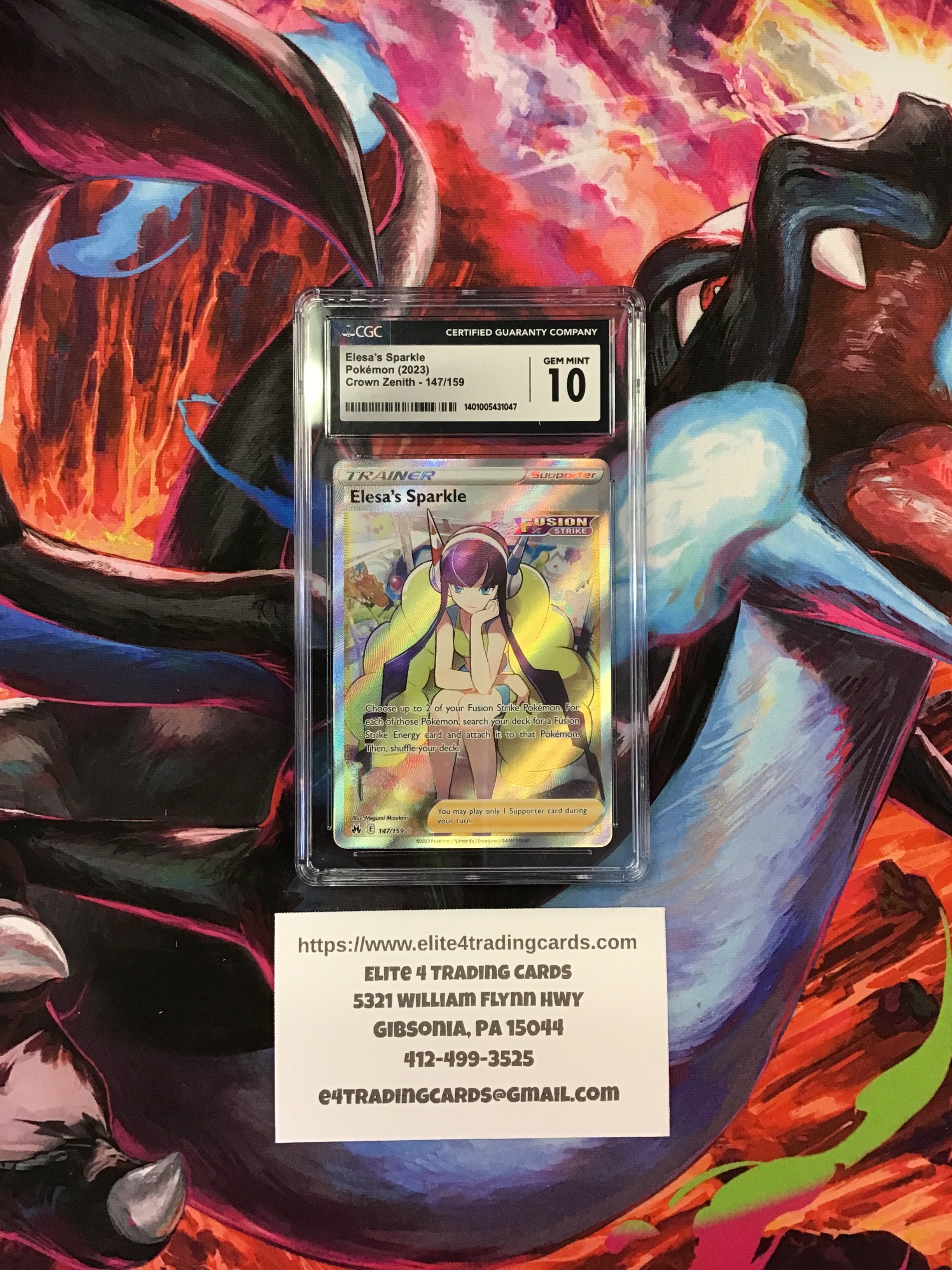 Elesa's Sparkle #147 Pokemon Crown Zenith