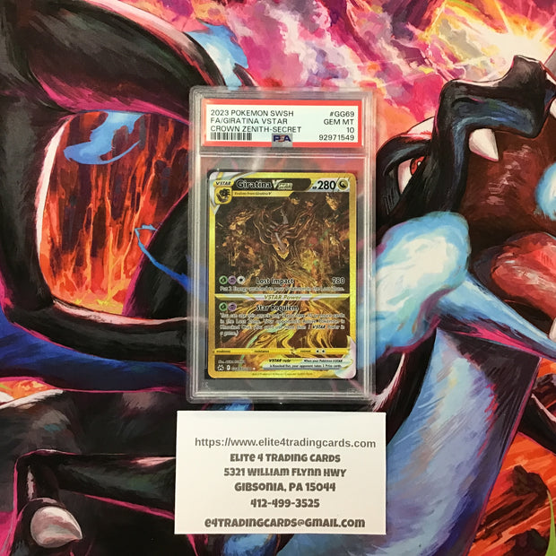 Giratina VSTAR #GG69 Pokemon Crown Zenith (PSA 10)
