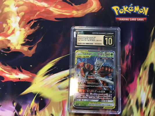 CGC Pristine 10 JPN Pheromosa and Buzzwole GX