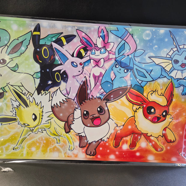 Eeveelution Team Print- Derrick Smith Local Artist