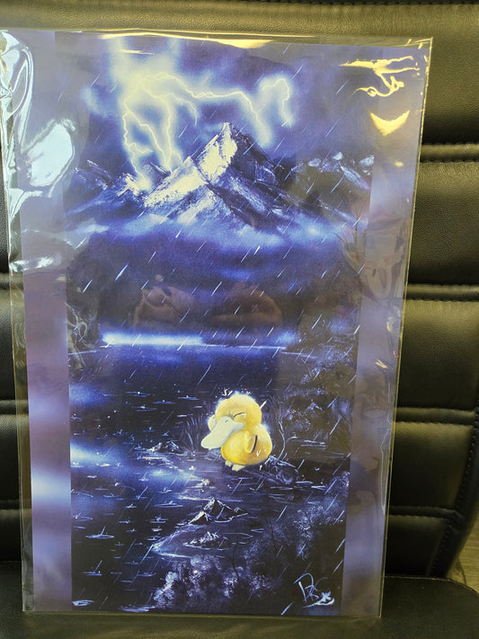 Emo Series (Psyduck) - Derrick Smith Local Artist