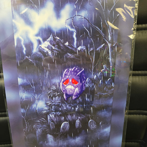 Emo Series (Gengar) Print - Derrick Smith Local Artist