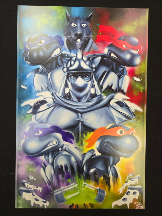 MTG Teenage Mutant Ninja Turtles Print- Derrick Smith Local Artist