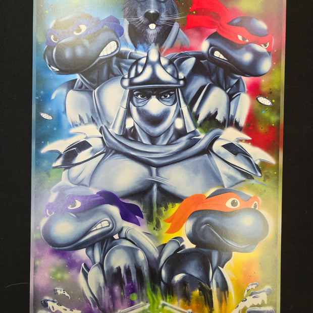 MTG Teenage Mutant Ninja Turtles Print- Derrick Smith Local Artist