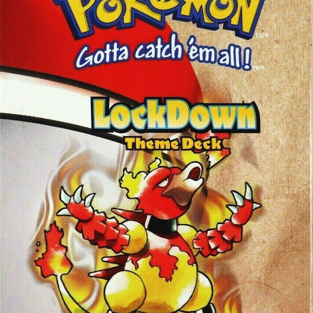 Fossil Theme Deck - "LockDown" - Fossil (FO) (Magmar)