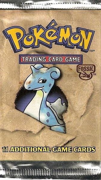 Fossil Booster Pack [Unlimited Edition] - Fossil (FO) (21.1gs) (Lapras)