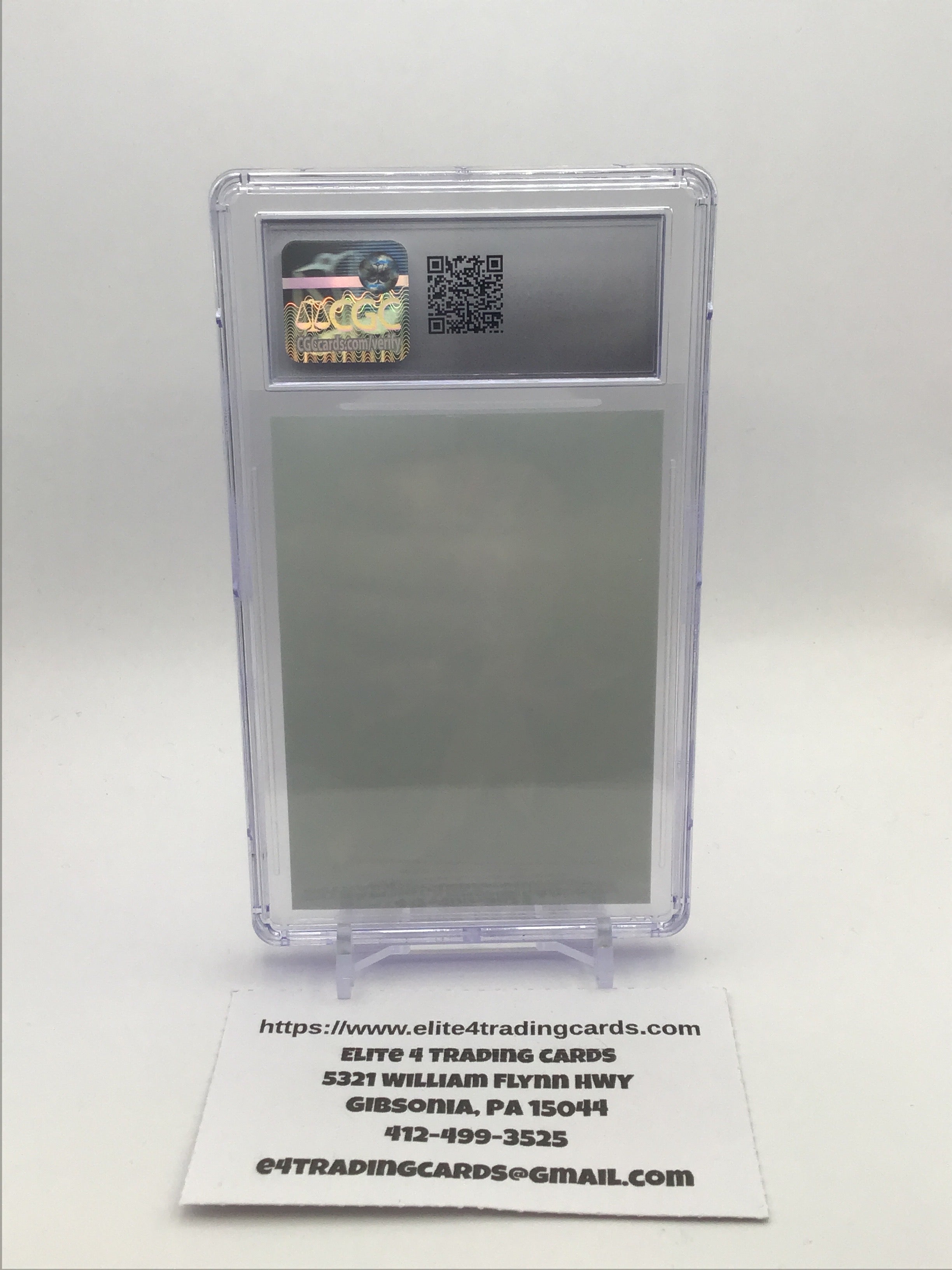 2023 Pokémon Center Dark Terastal Charizard Stickers Cracked Ice CGC 10 Gem Mint (CGC 9.5)