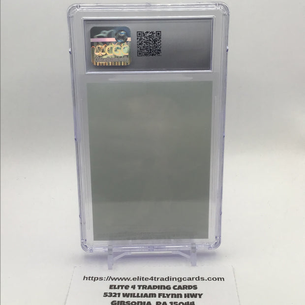 2023 Pokémon Center Dark Terastal Charizard Stickers Cracked Ice CGC 10 Gem Mint (CGC 9.5)