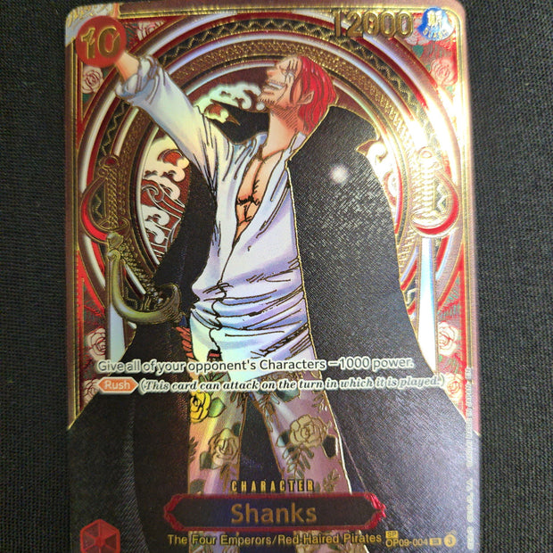 Shanks - OP09-004 (SP) (Gold) - Carrying On His Will (OP13)