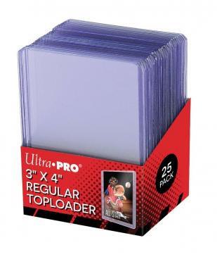 3" x 4" Clear Regular Toploader (25-Count) - Ultra Pro Top loaders (UPTL)