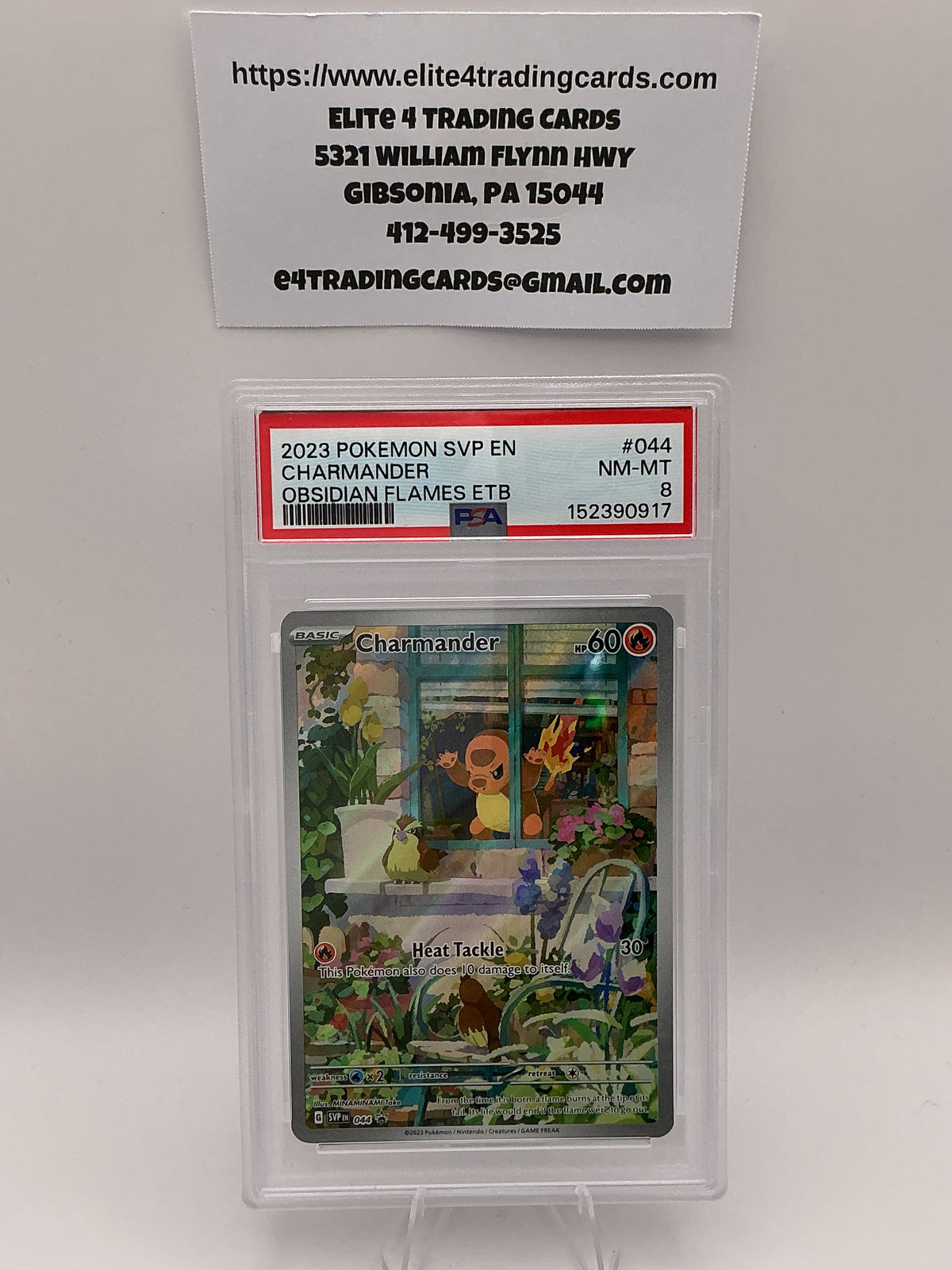 Charmander #44 Pokemon Promo (PSA 8)