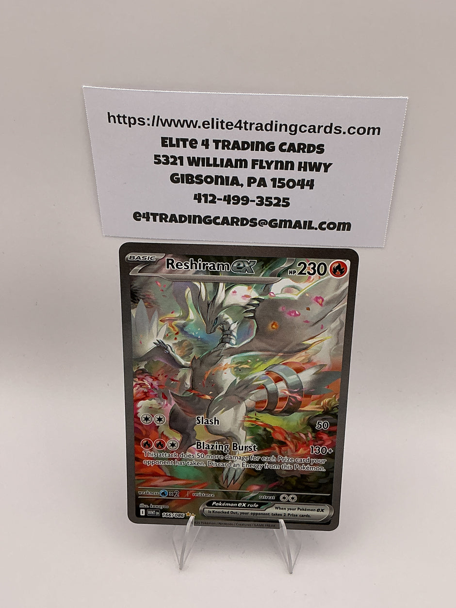 Reshiram ex - 166/086 - SV: White Flare (WHT) - NM