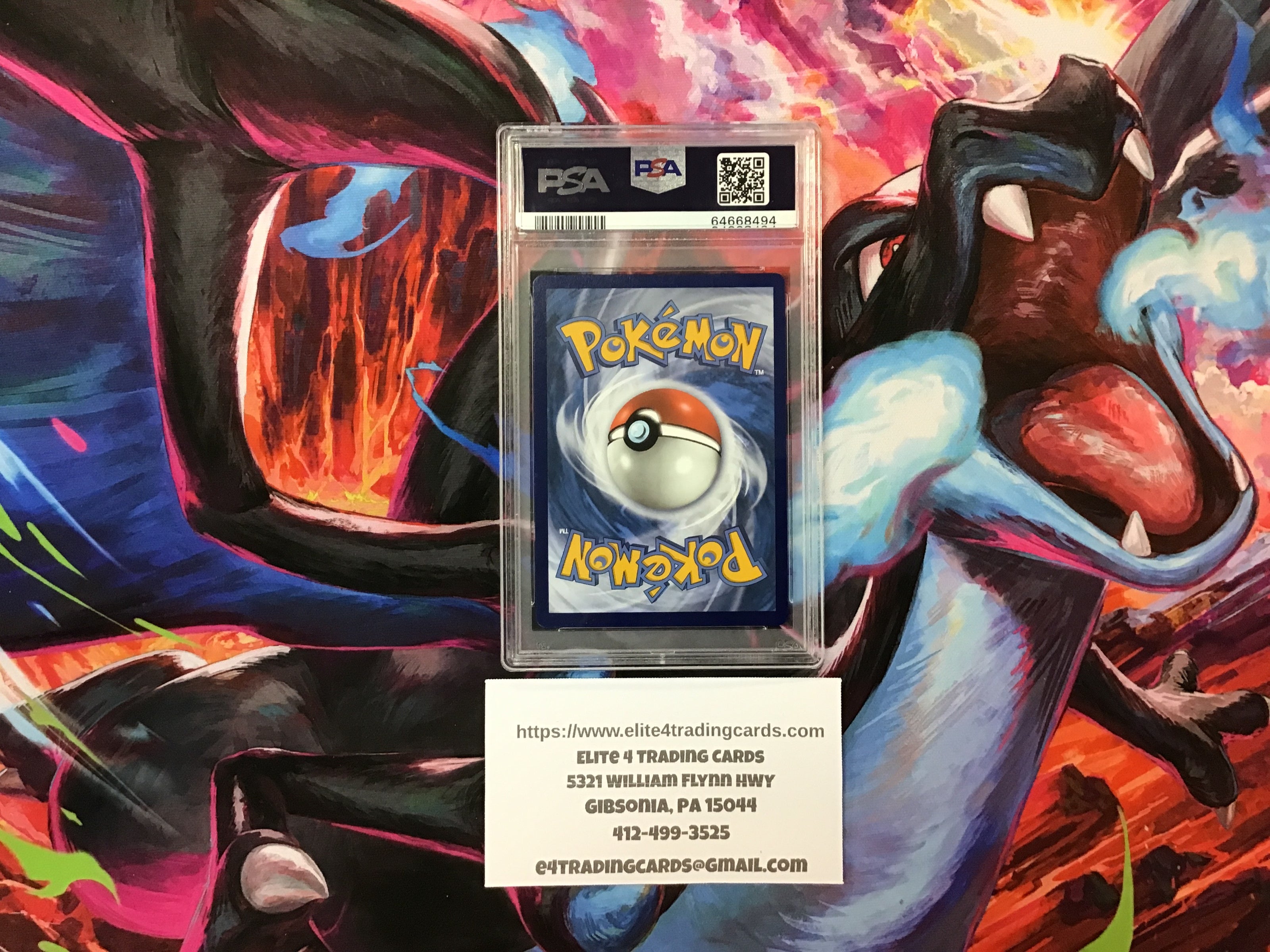 Galarian Moltres V #177 Pokemon Chilling Reign (PSA 10)