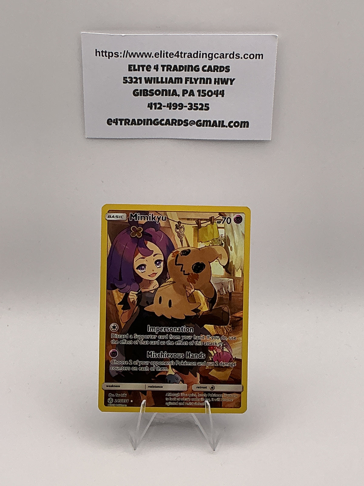 Mimikyu (Secret) - 245/236 - Cosmic Eclipse (SM12)