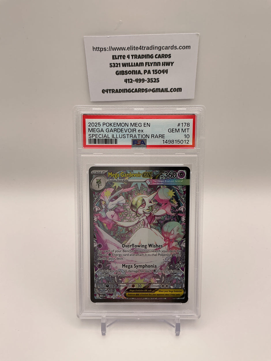 Mega Gardevoir ex #178 Pokemon Mega Evolution (PSA 10)