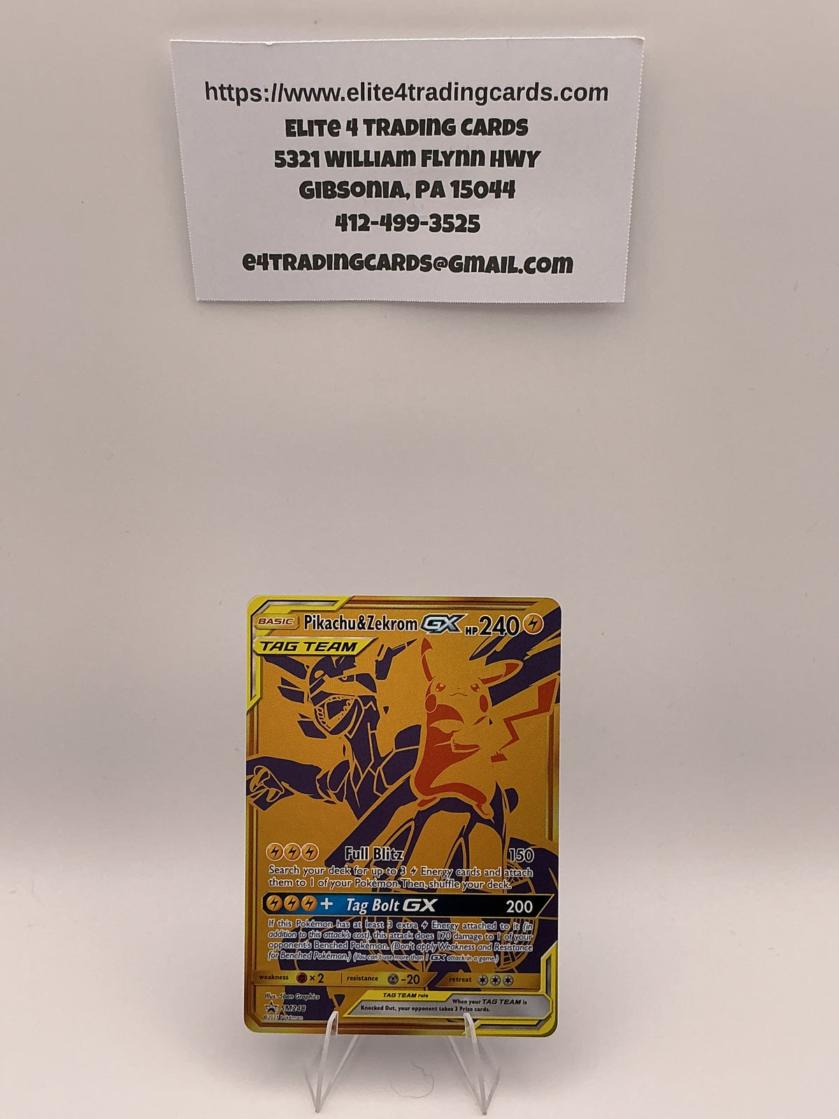Pikachu & Zekrom GX - SM248 - SM Promos (SMP)