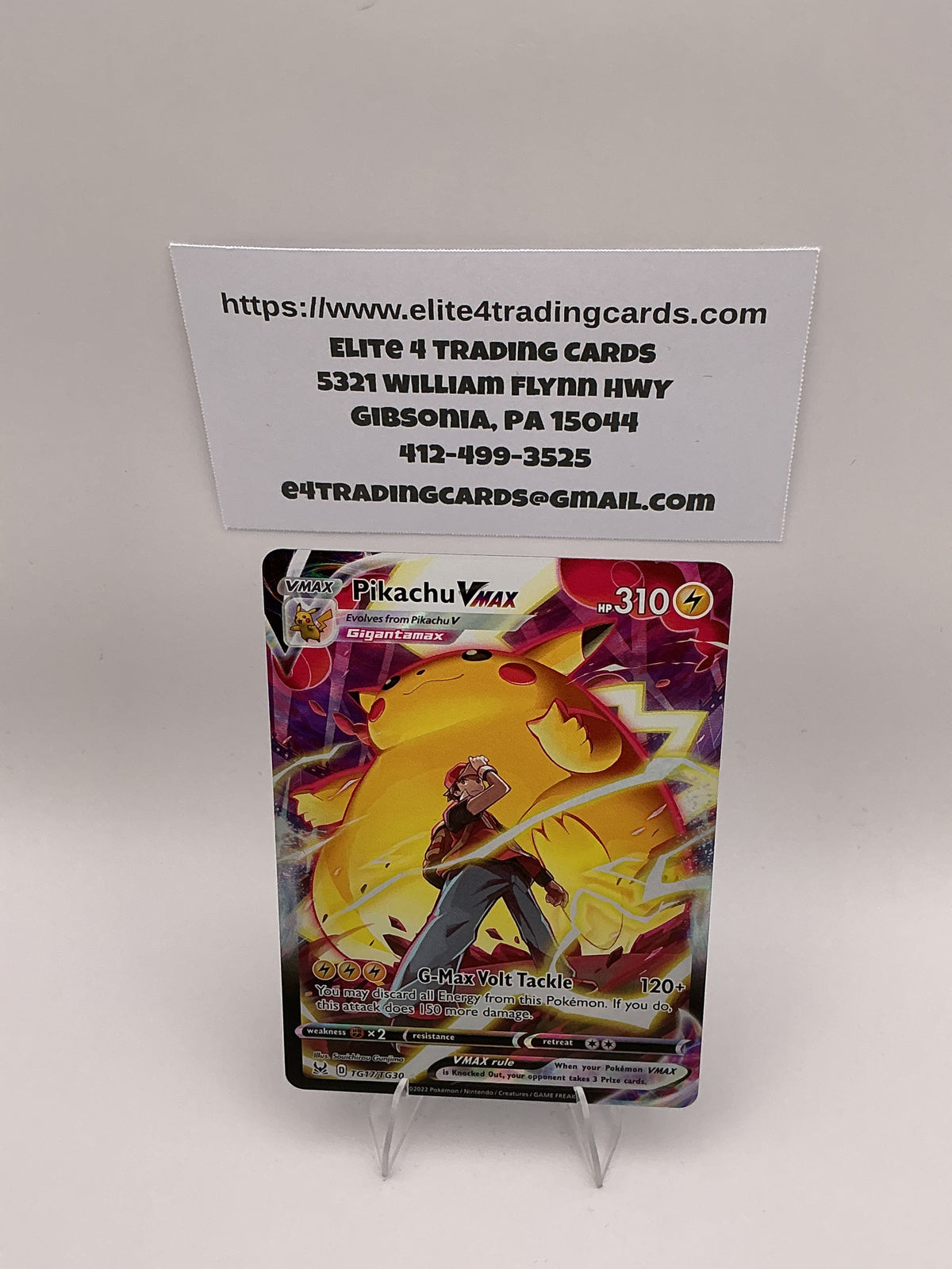 Pikachu VMAX - SWSH11: Lost Origin Trainer Gallery (SWSH11: TG) - NM