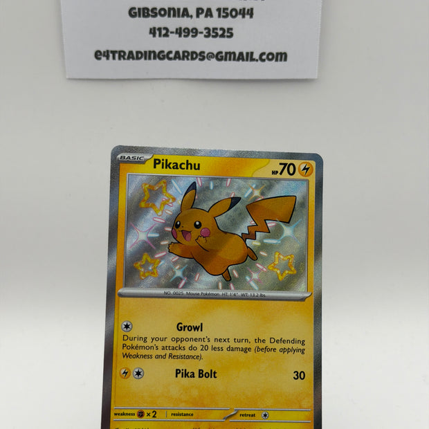 Pikachu - 131/091 - SV: Paldean Fates (PAF) - NM