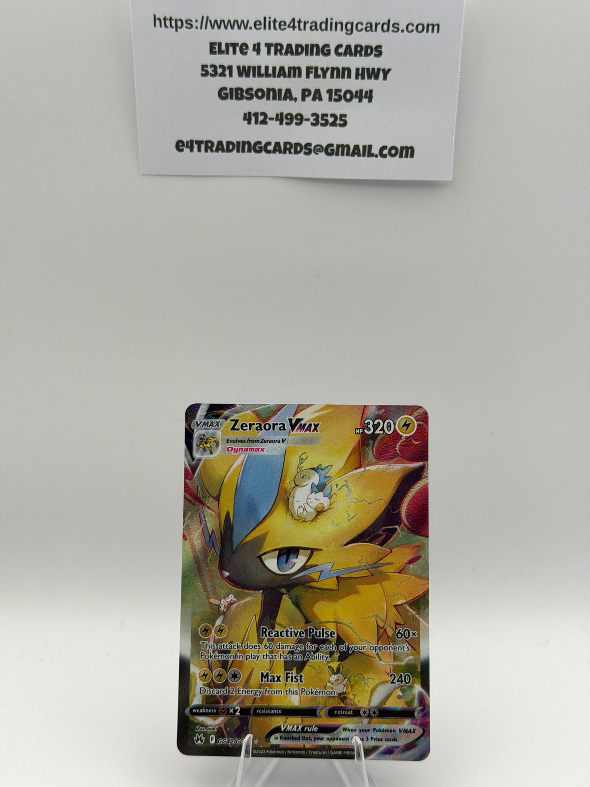 Zeraora VMAX - SWSH: Crown Zenith: Galarian Gallery (CRZ:GG)