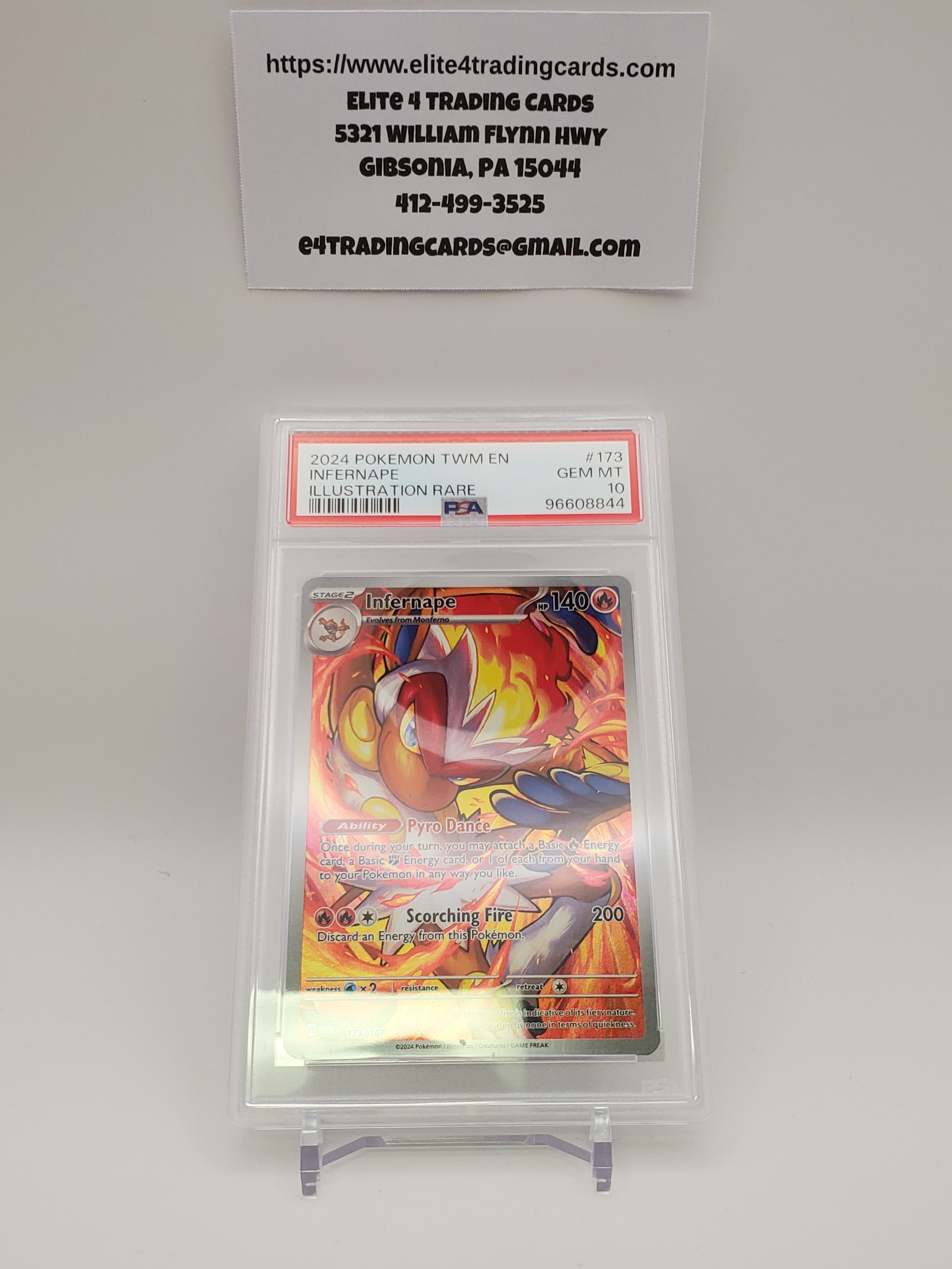 Infernape #173 Twilight Masquerade (PSA 10)
