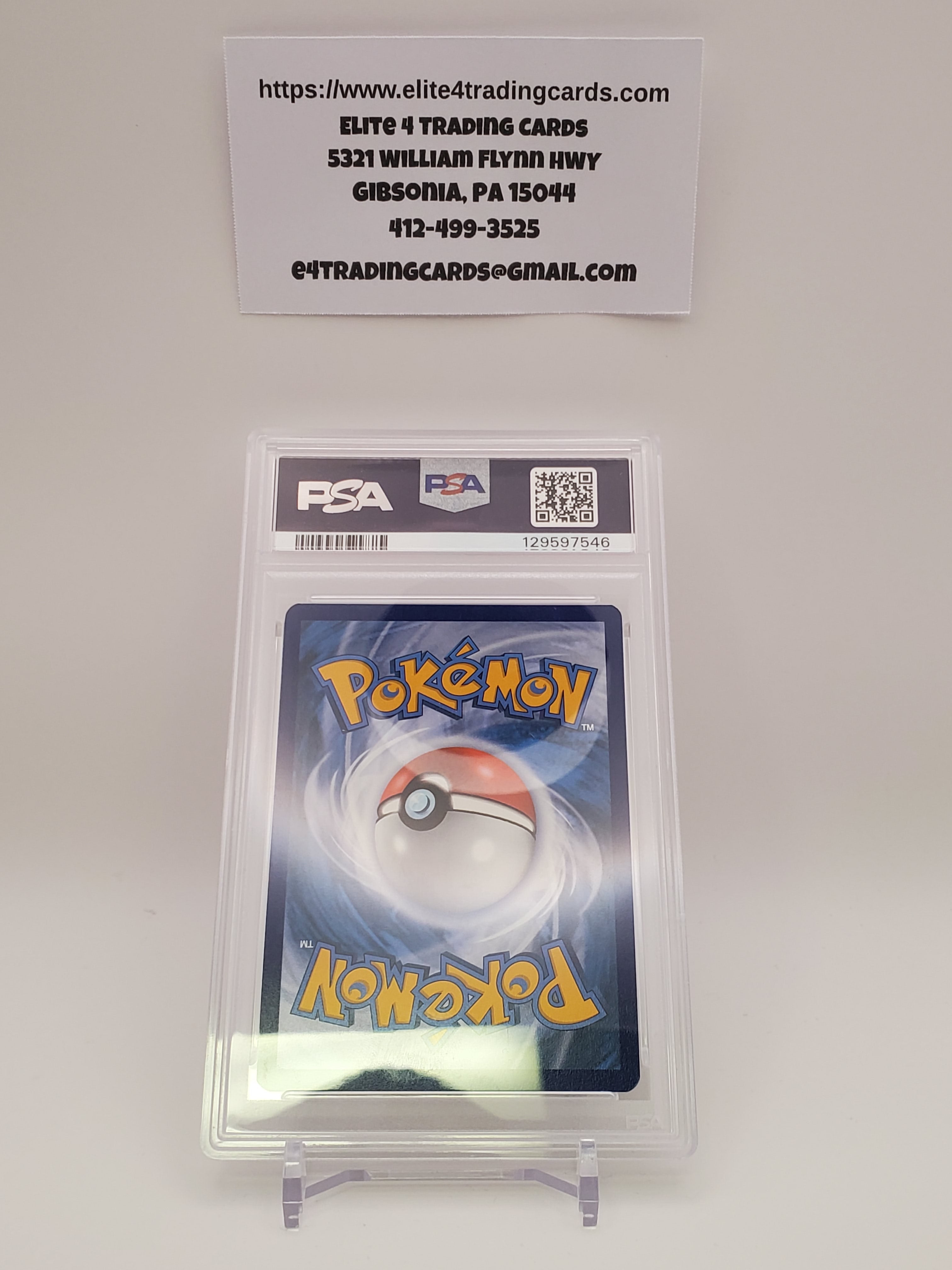 2021 Pokemon SWSH BSP FA/Flareon Vmax #180 (PSA 8)