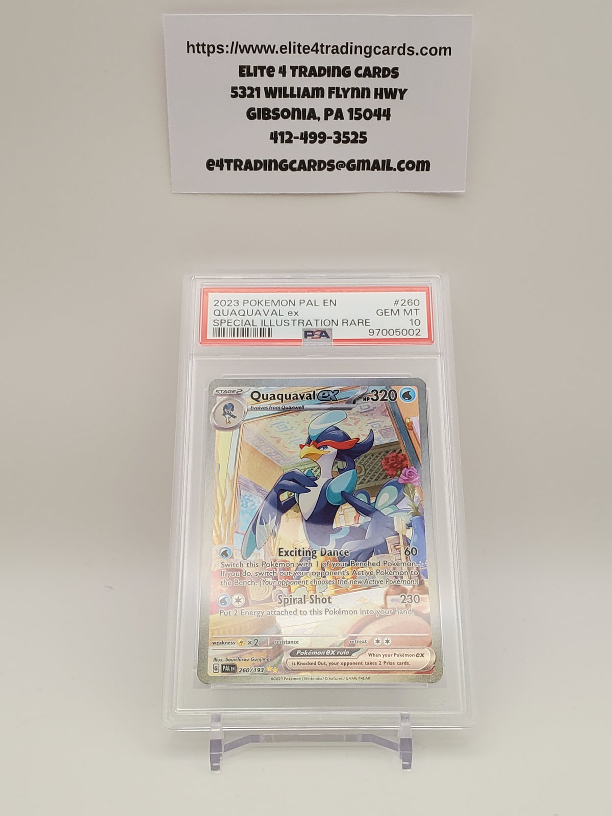 Quaquaval ex #260 (PSA 10)