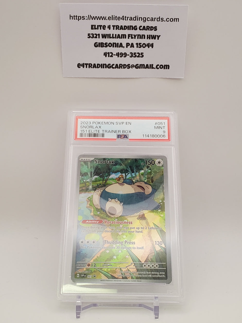 Snorlax #51 Promo (PSA 9)