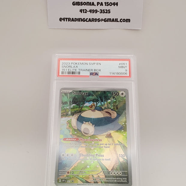 Snorlax #51 Promo (PSA 9)