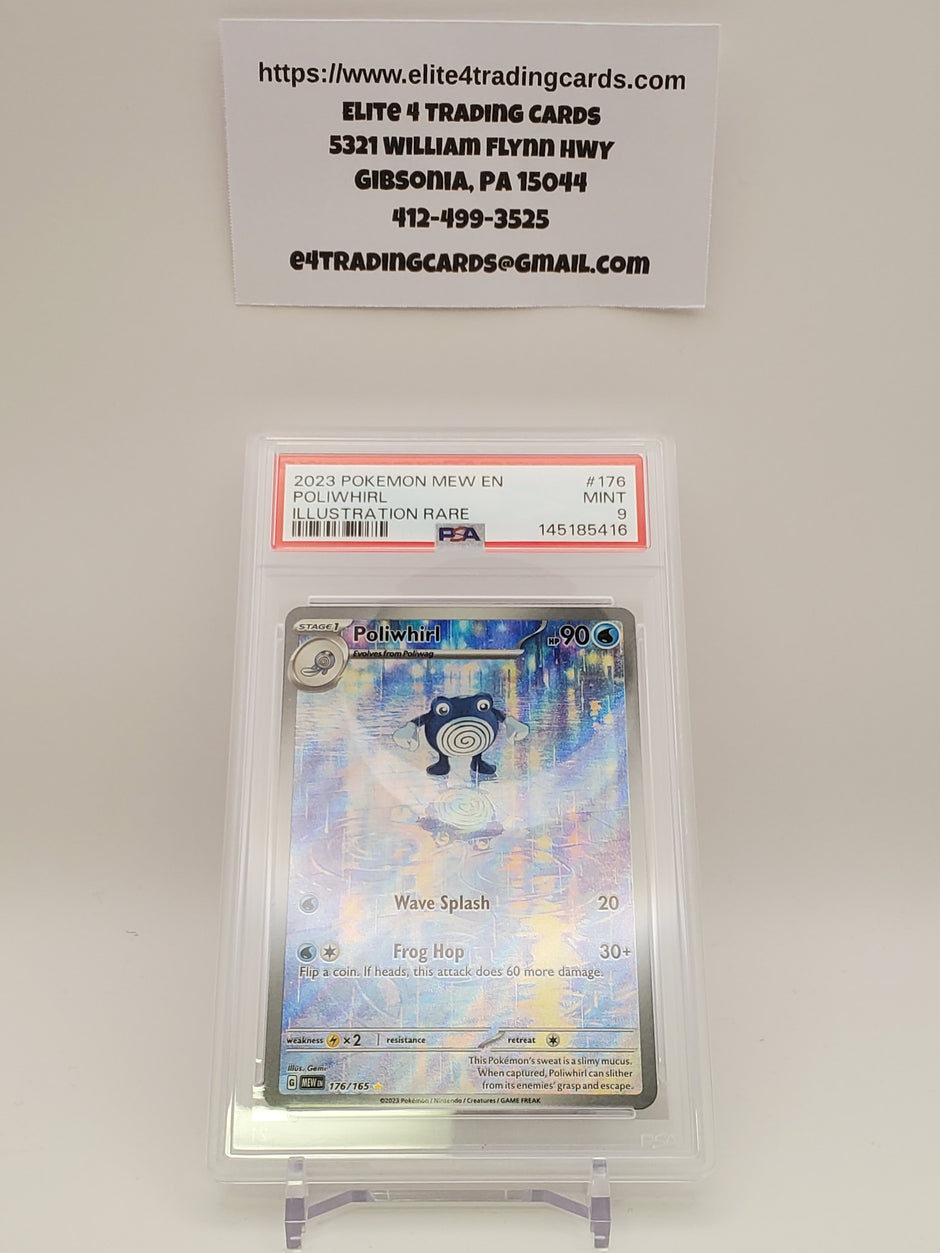Poliwhirl #176 Pokemon Scarlet & Violet 151 (PSA 9)