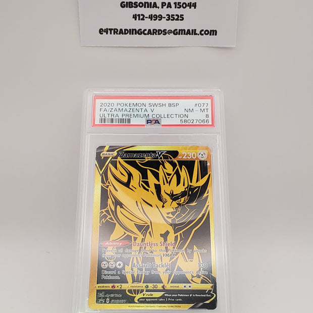 Zamazenta V #SWSH077 Pokemon Promo (PSA 8)