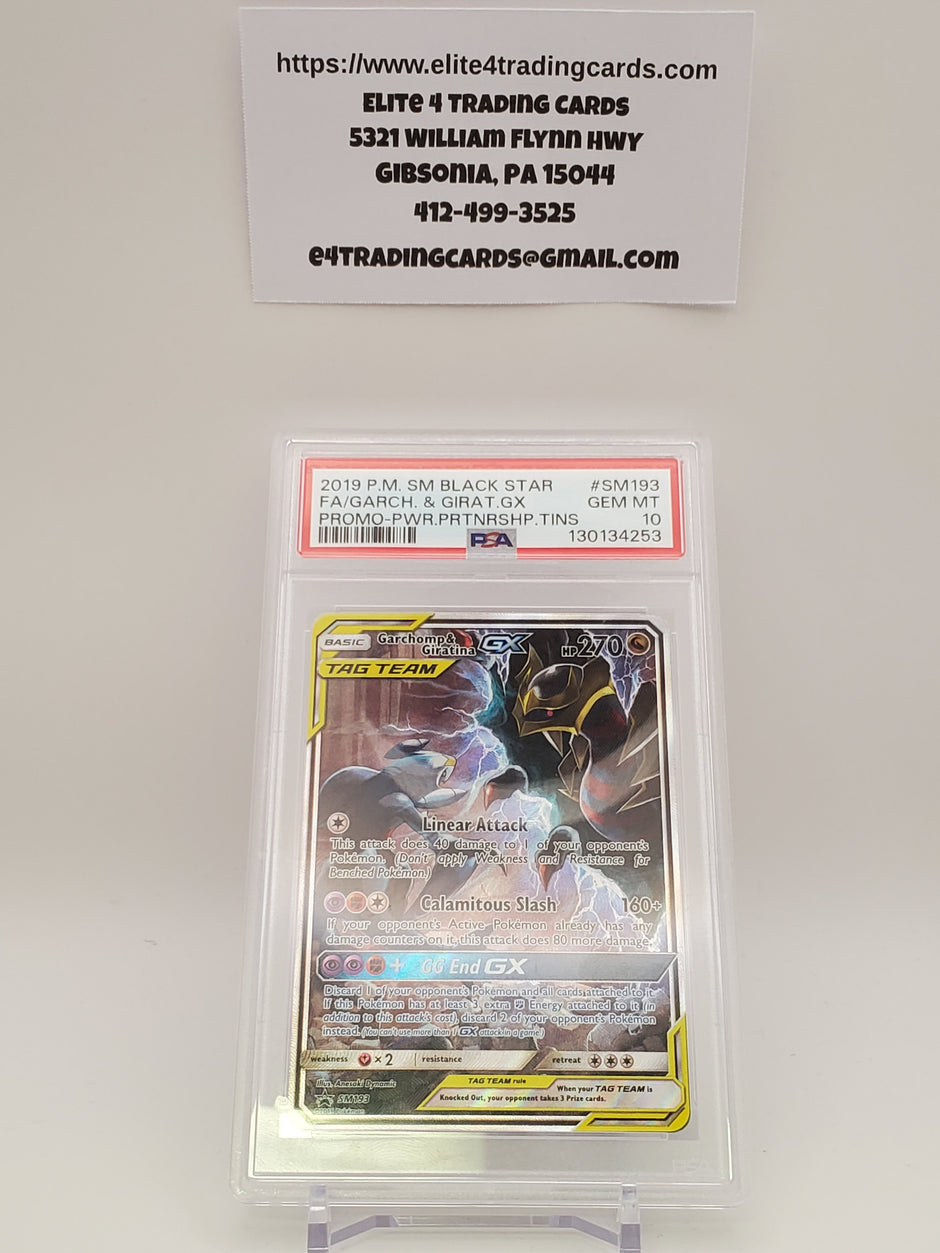 Garchomp & Giratina GX #SM193 (PSA 10)