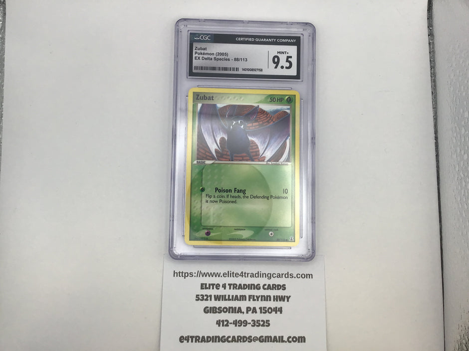 Zubat #88 Pokemon Delta Species (CGC 9.5)